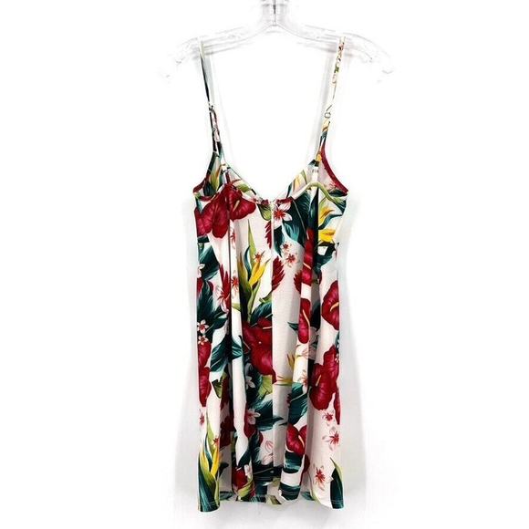 Show Me Your Mumu Womens Small Andrew Tunic Tank Tropical Floral Mini Dress - Picture 8 of 8